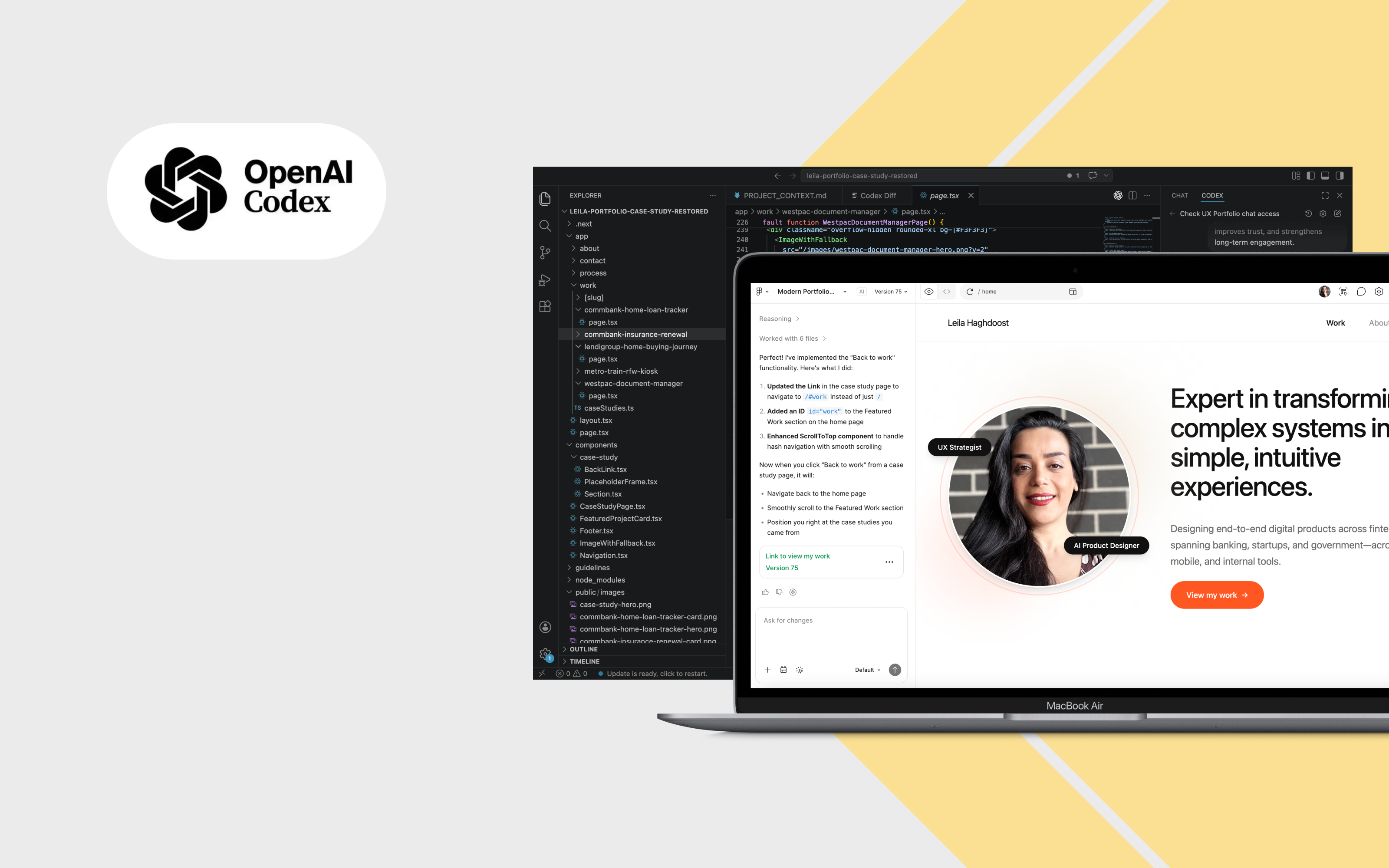 Reimagining My Portfolio with AI Assistance