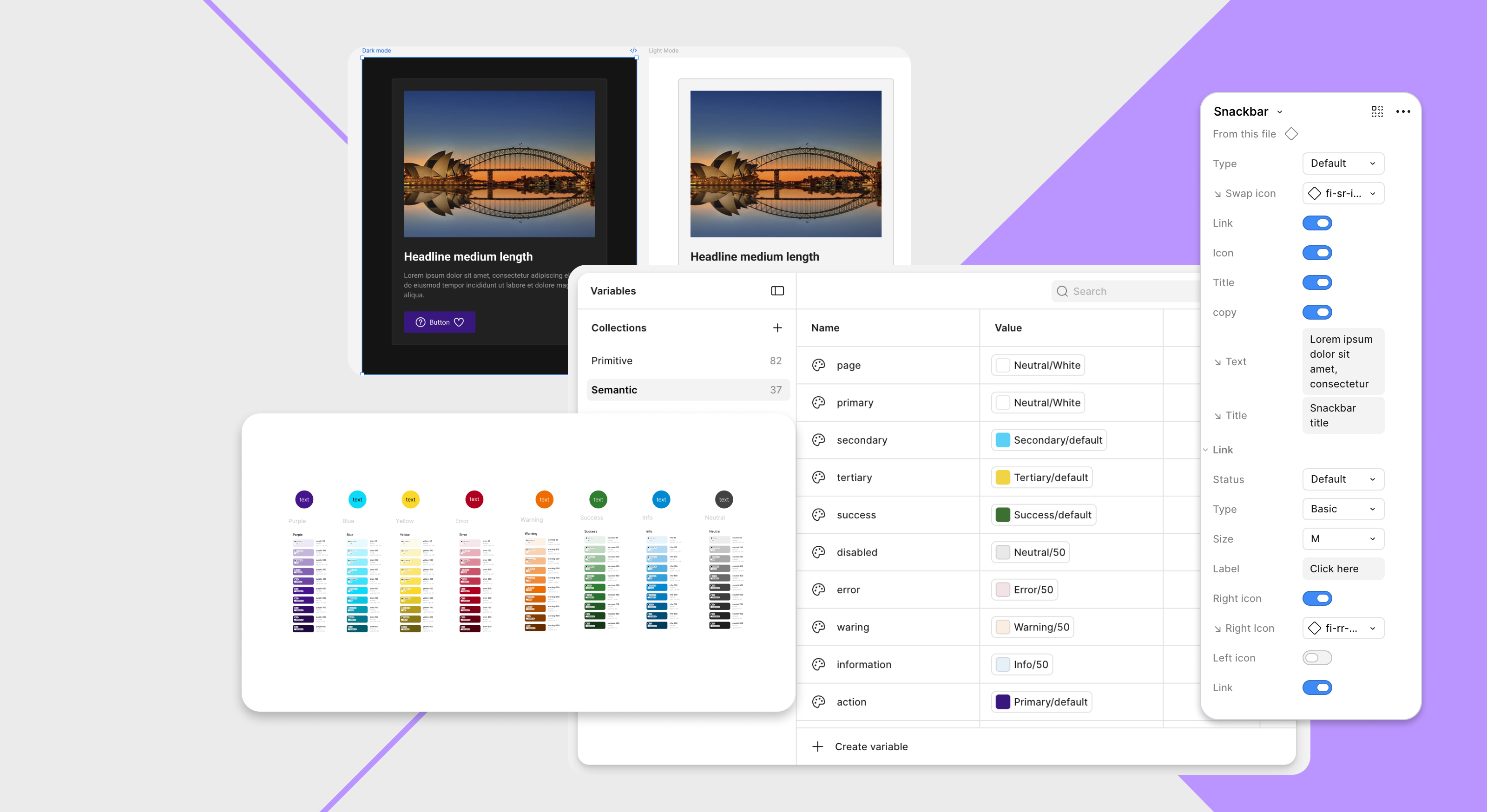 Building a tokenized design system